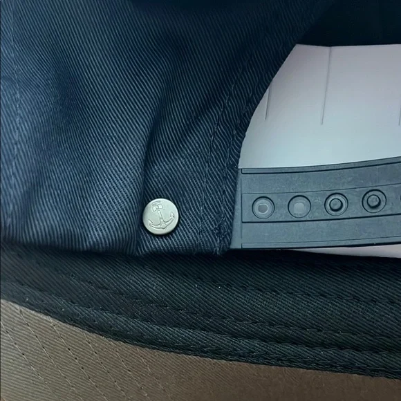 Iron & Resin Navy and Tan Cap - Picture 2 of 5